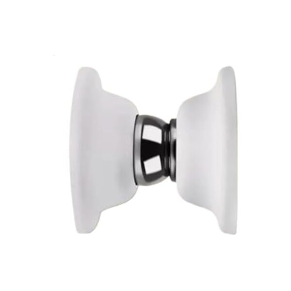 Trava MagnéTica Para Porta Na Cor Branca, Prendedor De AçO Inox Com Imã E Adesivo(1,LA-114-BRANCA)