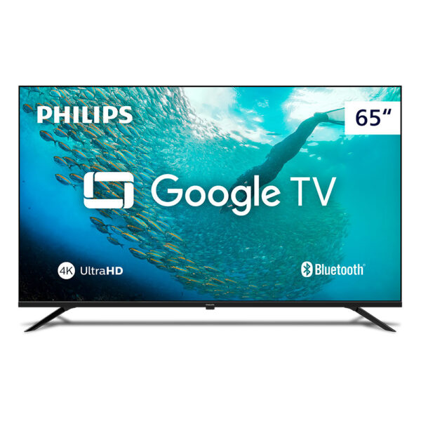 Tv Philips 65 Polegadas 65pug7019/78 Smart 4k Com de Voz Google Tv