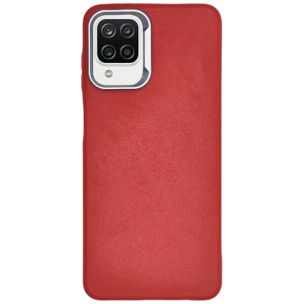 ULXITEYU Capa para celular Samsung Galaxy A12 vinho tinto, [proteção contra quedas de 3 metros] Capa protetora de TPU macio antiderrapante à prova de choque
