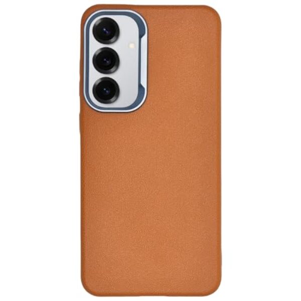 ULXITEYU Capa para celular Samsung Galaxy A35 5G marrom, [proteção contra quedas de 3 metros] Capa protetora de TPU macio antiderrapante à prova de choque