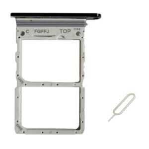 UPONEW Para Samsung Galaxy Z Flip 7 Bandeja de cartão SIM e suporte de cartão SIM Micro SD parte de reposição (preto)