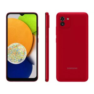 Usado: Samsung Galaxy A03 64 GB Vermelho - Muito Bom
