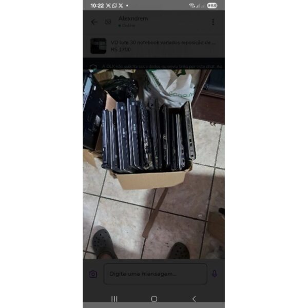 VD lote netbook reposição de peças ou manutençãoMarca variadas 6 notebook 14 e 2 Mini no estado sem HD e memória