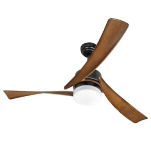 Venti-Delta Ventilador de Teto Inverter Retrátil Amarone Led Controle Remoto Bivolt Preto