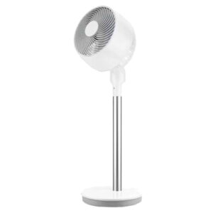 Ventilador de chão com fornecimento de ar 3D e vento forte, ventilador