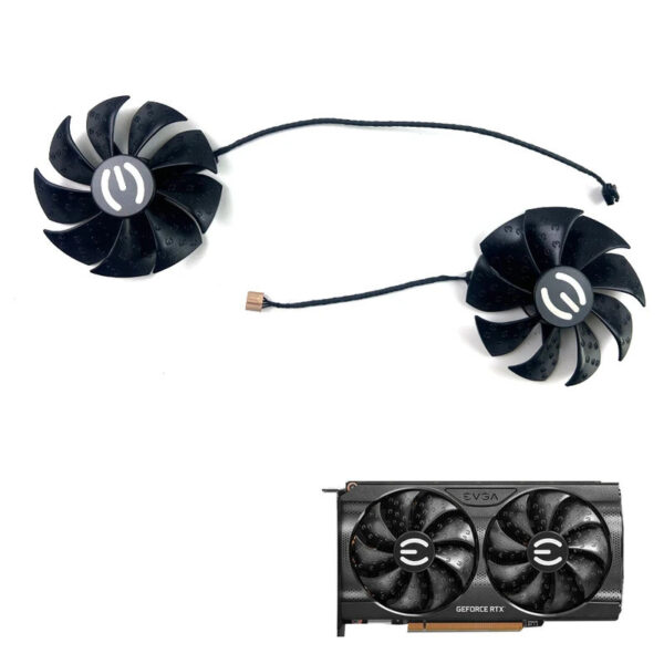 Ventilador De Resfriamento 87mm T129215SU PLA09215S12H Para EVGA GeForce RTX 3050 3060 3060 Ti XC GAMING Placa Gráfica