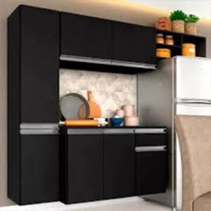 Vinil Adesivo Preto Fosco Fogão Frigobar Frezzer 6m X 1m