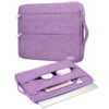 Voova Capa de transporte para laptop 13 13,6 polegadas compatível com MacBook Air 13 M1/M2/M3/M4, MacBook Pro 13/14, iPad Pro 13, capa fina impermeável para computador, lavanda