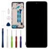 Vvsialeek Novo conjunto de digitalizador de tela LCD sensível ao toque compatível com Xiaomi Redmi Note 12 Pro 4G 2209116AG, 2209116AG [6,7 polegadas] com ferramentas de reparo - com bisel