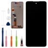 Vvsialeek Novo conjunto de digitalizador de tela sensível ao toque LCD compatível com Moto G60S / G60 / G51 5G / G40 Fusion [6,8 polegadas] com ferramentas de reparo - com funcionalidade de impressão