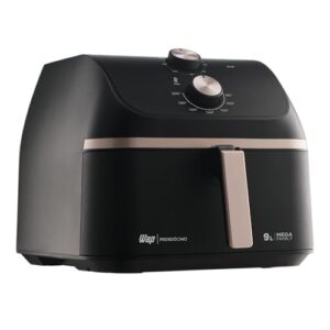 WAP Fritadeira Air Fryer MEGA FAMILY 9 Litros com Cesto Amplo e Circulação de Ar 360°, Timer Sonoro 1900W 127V