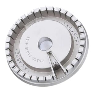 WB16X24722 base de queimador de fogão a gás de forno compatível com GE e Haier, substitui AP5986249 4454597 PS11726674 peças de reparo de substituição duráveis - superfície extra grande