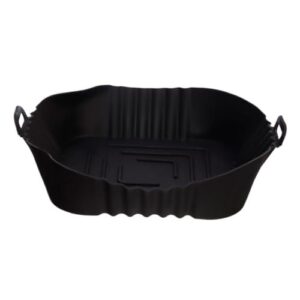 WESTERN HOME - Forma Quadrada silicone para Air Frayer preta 16cm
