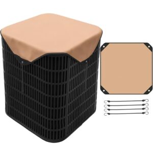 Windyun Capa de ar condicionado de inverno capa CA para uso externo 91 x 91 cm unidades universais à prova d'água tecido Oxford 600d Defender central resistente se encaixa na maioria das centrais