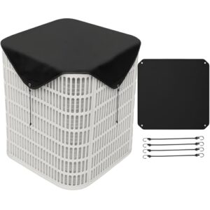 Windyun Capa de ar condicionado de inverno capa CA para uso externo 91 x 91 cm unidades universais à prova d'água tecido Oxford 600d Defender central resistente se encaixa na maioria das centrais