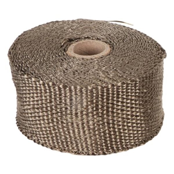 Yinhing Isolamento de Tubo à Prova de Fogo Embrulho de Protetor de Tenda Com 2 Clipes para Fibra de Vidro do Tubo de Tubo de Forno Embrulho de Fibra de Vidro para Madeira Queima de