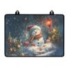 YUVAMAGIMO Capa superior de fogão de Natal boneco de neve extragrande para fogão elétrico, antiderrapante, capa protetora de forno resistente ao calor, decoração de cozinha de Natal