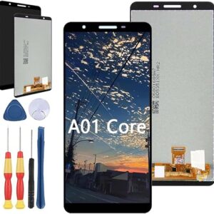 Yuxyiony Nova tela de substituição para Samsung Galaxy A01 Core A013 A013F A013G A013M tela de reparo de tela LCD e acessórios de ferramenta de substituição