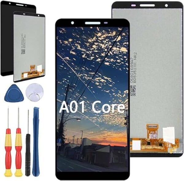 Yuxyiony Nova tela de substituição para Samsung Galaxy A01 Core A013 A013F A013G A013M tela de reparo de tela LCD e acessórios de ferramenta de substituição