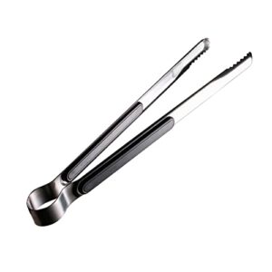 Zerodis Pinça de Cozinha de Aço Inoxidável para Jardinagem Doméstica Suprimentos para Churrasco Suprimentos para Churrasco Boca de Dentes Clipe de Comida para 10,0 Polegadas Ferramenta de Cozinha