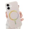 ZIYE Capa compatível com iPhone 17 com design magnético fofo de bolinhas para meninas e mulheres, compatível com Magsafe, proteção contra quedas, antiarranhões, à prova de choque, fina, capa de