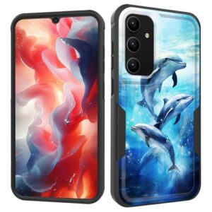 ZQLPLZR Capa magnética para Galaxy S25 FE, [compatível com MagSafe] [proteção contra quedas de grau militar] Capa de telefone resistente à prova de choque para Samsung Galaxy S25 FE 6,7 polegadas 2025