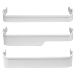 240338001 (TOP) & 240337901 (MIDDLE) e 240338101 (INFERIOR) Prateleiras de porta compatíveis com geladeira Frigidaire