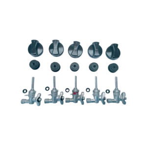 5 Registros 5 Botao 5 Vedantes Fogão Cooktop Fischer 5 Bocas