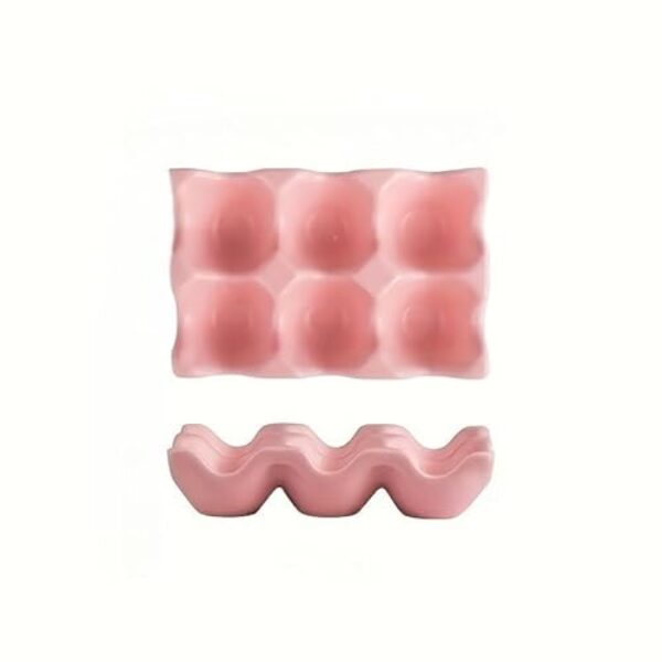 6 expositores de casca de ovo de cerâmica - elegante organizador de bancada de cozinha, suporte decorativo para ovos