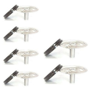 6 Kits Com 6 Bocas Para Fogão Esmaltec Veneza - 12gd + 24pq