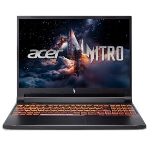Acer Laptop para jogos Nitro V | Processador Intel Core Ultra 7 240H | GPU para laptop NVIDIA GeForce RTX 5050 | Tela WUXGA IPS de 180 Hz | DDR5 de 16 GB | SSD Gen 4 de 1 TB | Wi-Fi 6 | KB