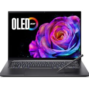 Acer Laptop Swift X 14 | Tela sensível ao toque de 14,5 polegadas 3K OLED Gorilla Glass 120Hz | Processador Intel Core Ultra 7 255H | NVIDIA GeForce RTX 5050 | LPDDR5X de 16 GB | SSD de 1 TB |