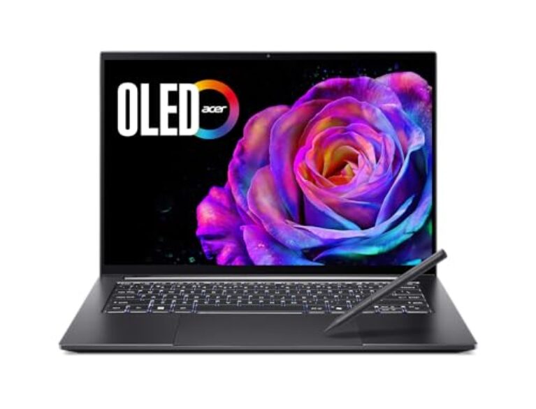 Acer Laptop Swift X 14 | Tela sensível ao toque de 14,5 polegadas 3K OLED Gorilla Glass 120Hz | Processador Intel Core Ultra 7 255H | NVIDIA GeForce RTX 5050 | LPDDR5X de 16 GB | SSD de 1 TB |