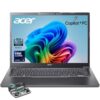 acer Notebook Aspire 14, tela WUXGA de 14 polegadas (1920 x 1200), Intel Ultra 5-226V, AI Copilot+PC, 16GB LPDDR5X RAM, SSD de 1TB, Windows 11 Home, cinza, TWE fones de ouvido sem fio