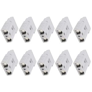 Acouto 10pcs 50A Bateria Conector de Alimentação 600V ² 6AWG Terminal de Cabo para Painéis Solares e Automóveis