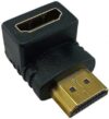 Adaptador HDMI Macho para Fêmea 90 Graus em L – Conector Angular HDMI para TV, Monitor, Notebook, Projetor e Console