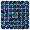 Adesivos de constelação |50 peças de adesivos de vinil à prova d'água com tema astrológico para garrafas de água, laptop, bagagem, copo, computador, celular, skate, guitarra, capacete snowboard