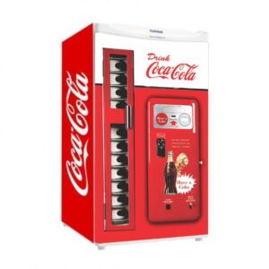 adesivos decorativos para frigobar tema máquina de refri retrô coca