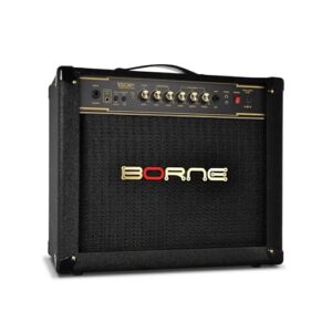 Amplificador Para Guitarra Borne Vorax 1050 Studio Preto Conexão App Efeitos 50W Bivolt Automático