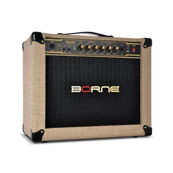 Amplificador Para Guitarra Borne Vorax 840 Studio Palha Conexão App Efeitos 40W