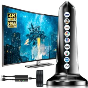 Antena de TV interna com alcance de 2800 milhas