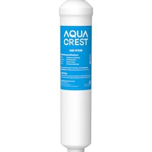 AQUA CREST Filtro de água em linha GXRTDR, substituição para GE® GXRTDR, Samsung DA29-10105J, Whirlpool WHKF-IMTO, 1 filtro (o pacote pode variar)