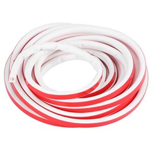 aqxreight 9x8MM 6M Silicone DShaped AntiTheft Porta Vedação Tira Janela Suprimentos Domésticos Garantem Inspeção Espessada Adesivo Bloco Adesivo Duplo?design de Camada Exclusivo Aproveite