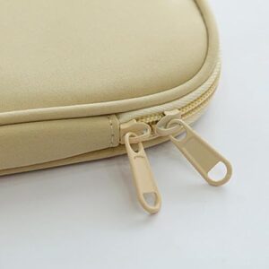 aqxreight Bolsa de Manga para Tablet Portátil de Metal Com Zíper Duplo Moda Algodão Bolsa de Armazenamento para Tablet Maleta de Manga Protetora Verde Clipe Separado de 11 Polegadas Com Prevenção e