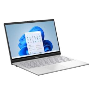 ASUS Laptop Vivobook Go de 15,6 polegadas FHD com processador Intel i3-N305, 8 GB de RAM, armazenamento UFS de 256 GB, prata fria, E1504gA-WS35