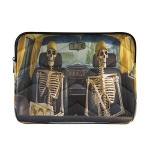 ATTX Capa para laptop Car Skeletons para laptop de 13 a 14 polegadas, à prova de choque e protetora, bolsa portátil para computador #17