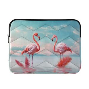 ATTX Capa para laptop flamingos rosa tropical para laptop de 15 a 16 polegadas, à prova de choque e protetora, bolsa portátil para computador nº 15