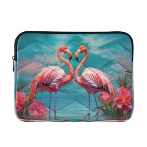 ATTX Capa para laptop flamingos rosa tropical para laptop de 15 a 16 polegadas, à prova de choque e protetora, bolsa portátil para computador nº 12