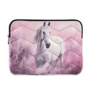 ATTX Capa para laptop White Horse para laptop de 13 a 14 polegadas, à prova de choque e protetora, bolsa portátil para computador nº 449