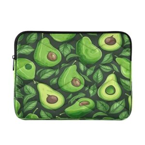 ATTX Capa pequena para laptop com fatias de abacate para laptop de 15 a 16 polegadas, à prova de choque e protetora, bolsa portátil para computador #348